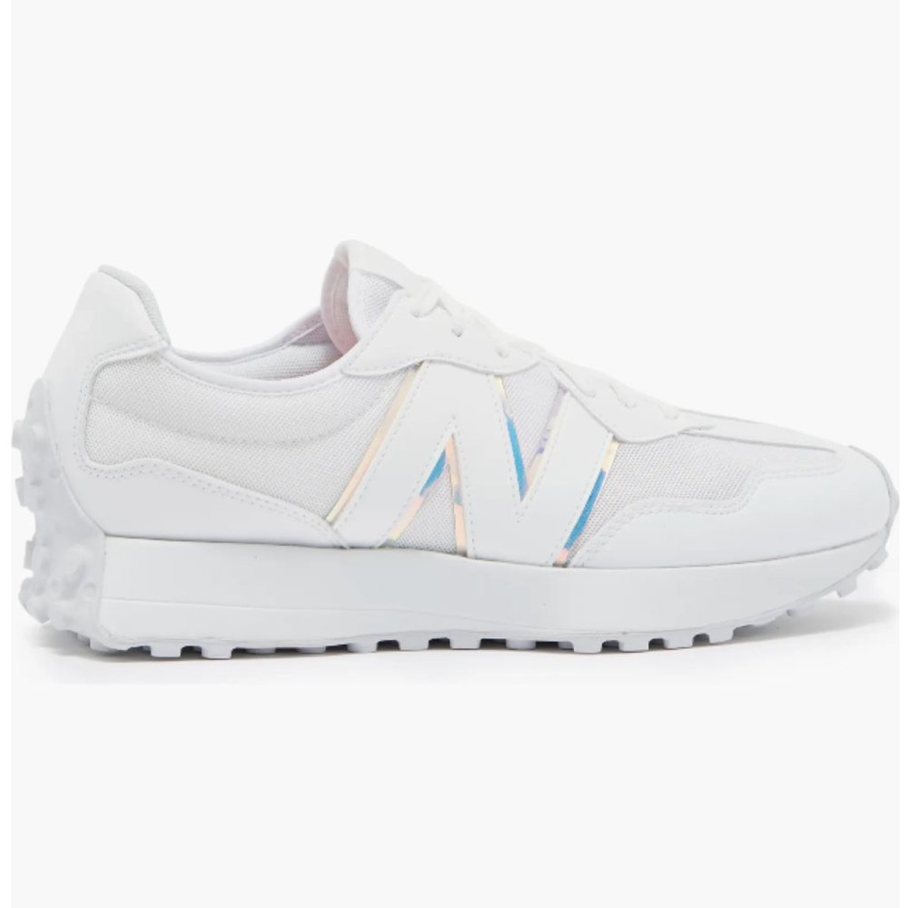 New Balance 327 W11.5/M10 Unisex Casual Sneakers Shoes White NEW - Picture 3 of 4